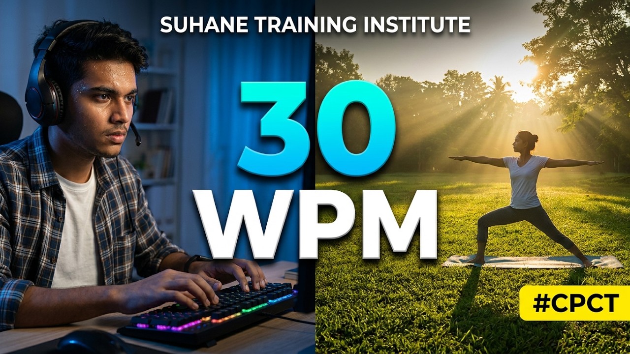 HINDI TYPING DICTATION - 30 WPM #cpct