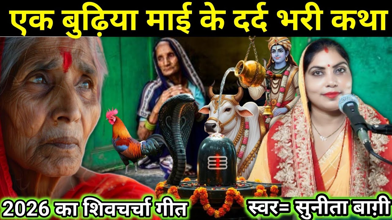 #2026 बुढ़िया माई के दुःख भरी कथा | Shivcharcha katha geet | shivcharcha bhajan | Sunita Baagi Video