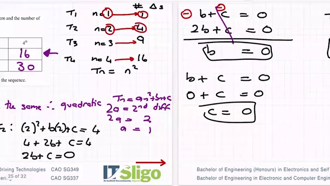 Sequence and Series 2013 Q9 Paper 1 Leaving Cert Higher Level Maths
