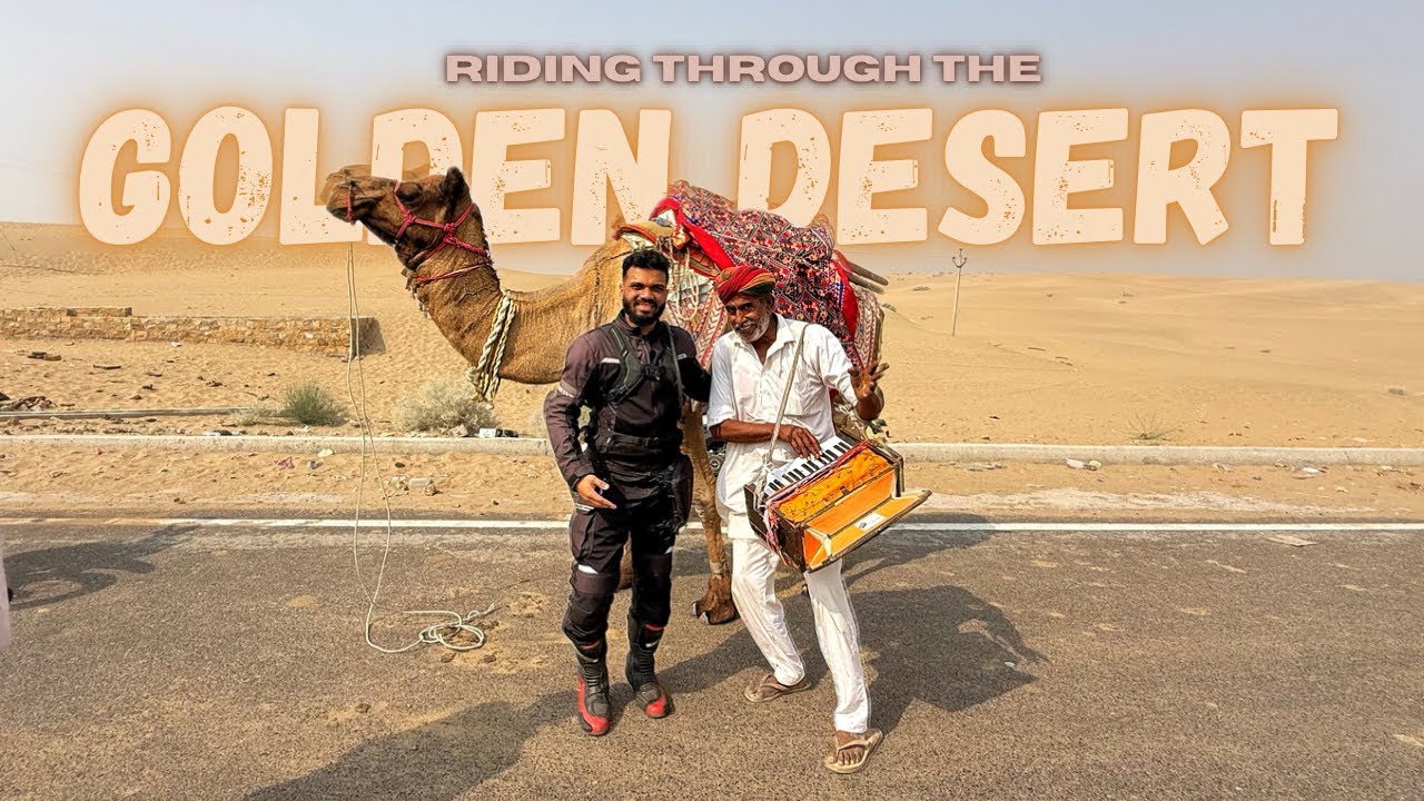 Riding through the golden desert😍 | Ride to Tanot Mata Mandir & Laungewala Border🔥 | Day 5