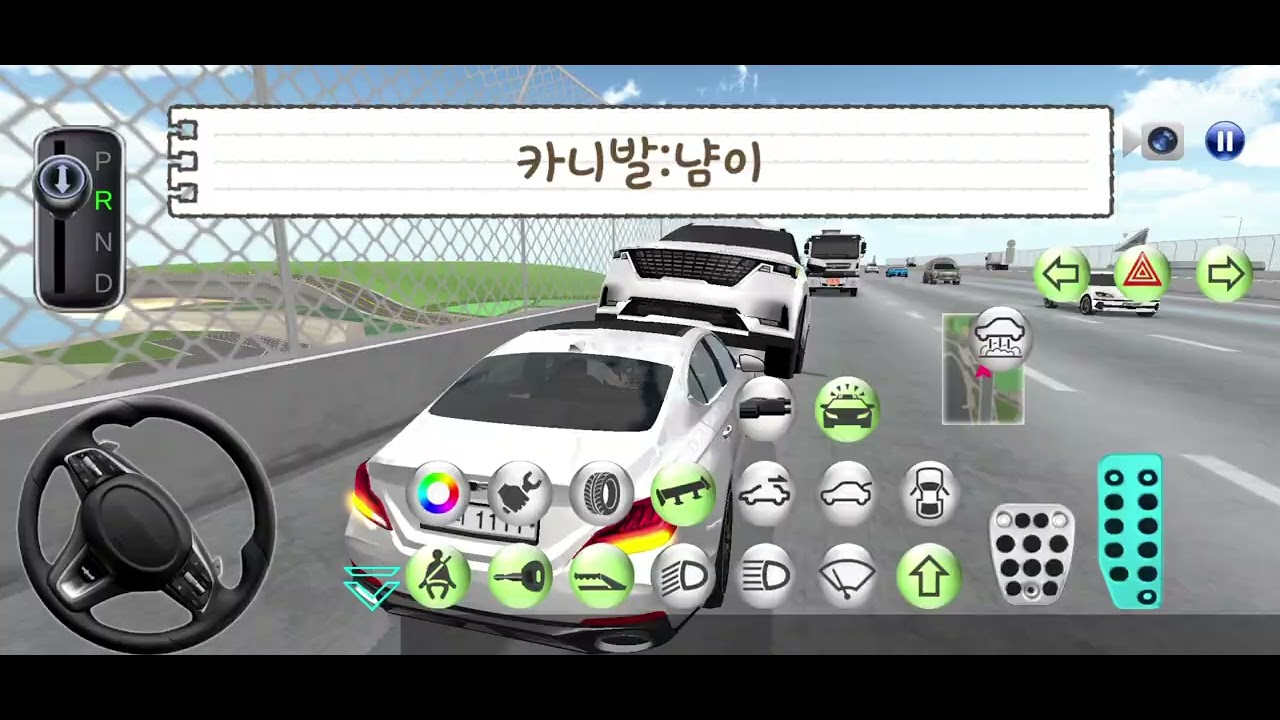 3D운전교실 경찰 상황극