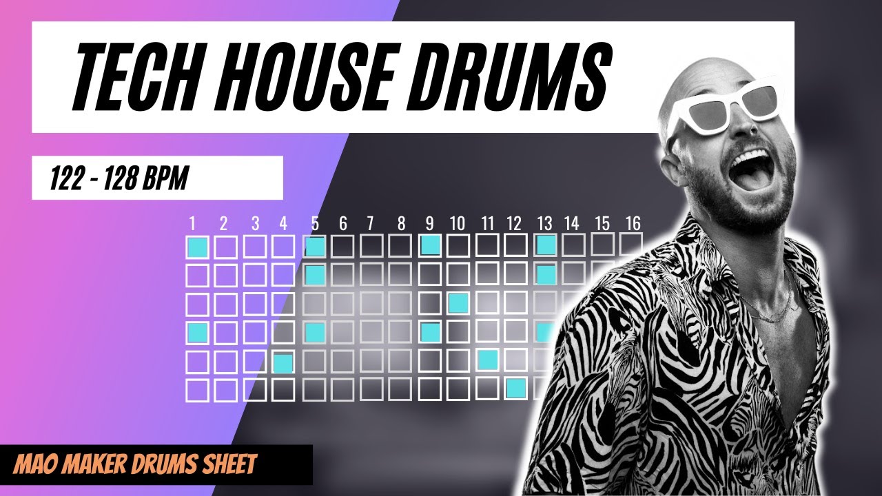 Comment faire un Rythme Tech House - Placer les Drums