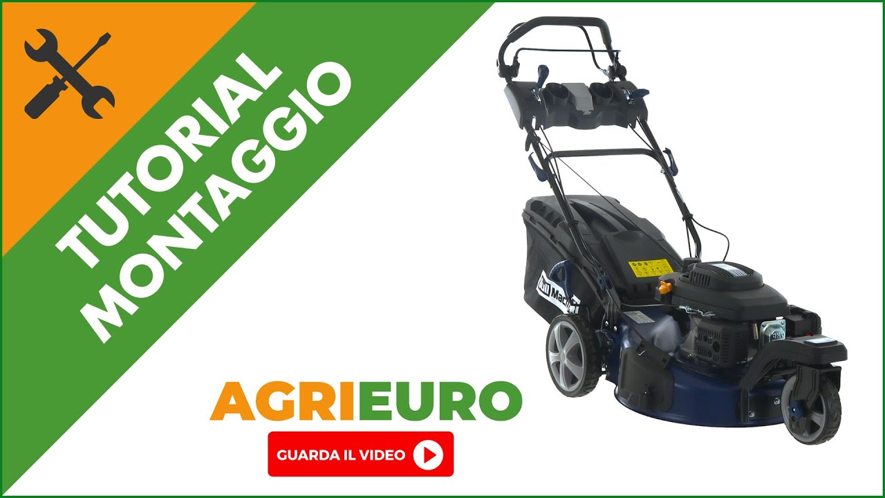 Rasaerba trazionato a scoppio BullMach CERBERO 53: Come montare il prodotto