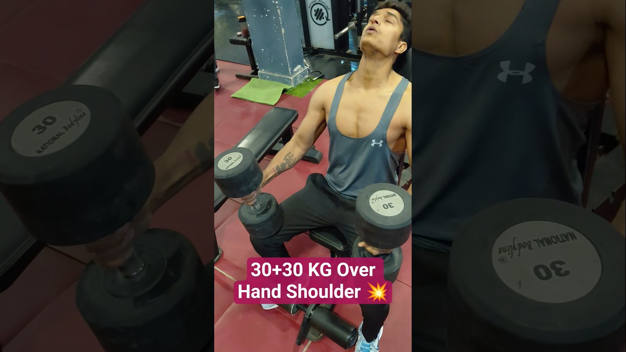 30+30 KG Over Hand Shoulder 💥 | Jabardast Shoulder Workout | Power Training