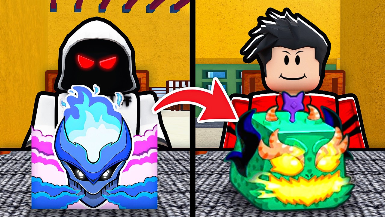 Trading NEW PERMANENT GAS FRUIT In Blox Fruits..