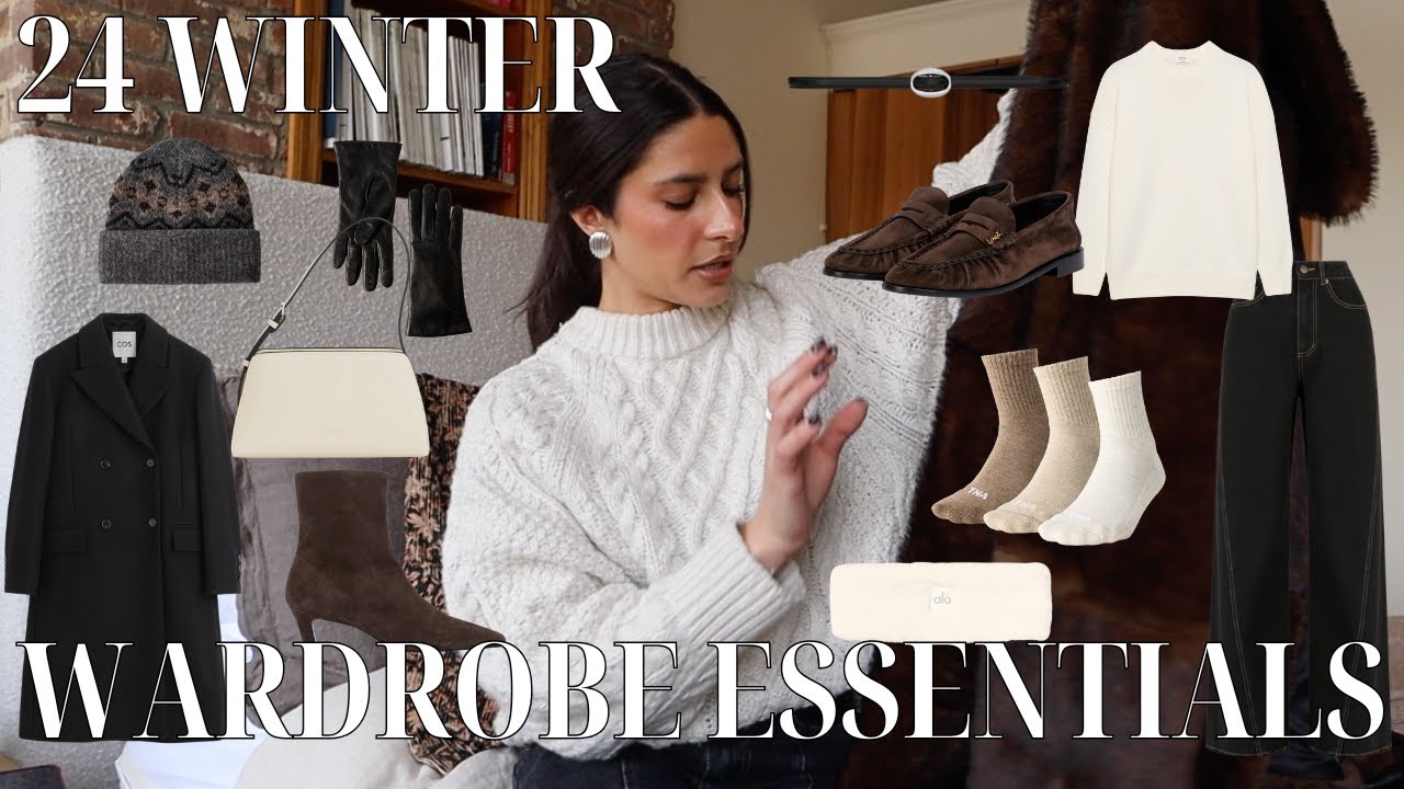 24 WINTER WARDROBE ESSENTIALS ❄️🤍