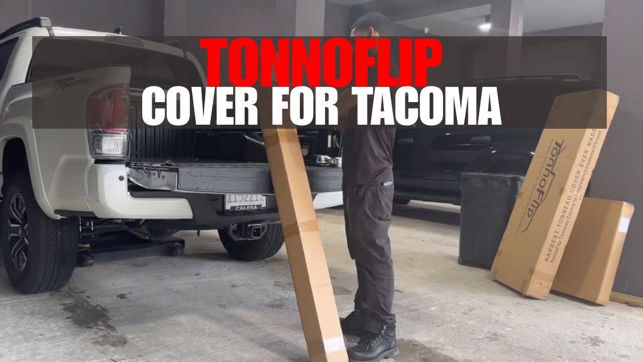 Toyota Tacoma 2016-2023 Bed Cover Installation -TonnoFlip Bed Covers. #tacoma #bedcover #tonnoflip