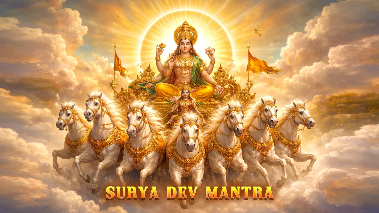 Powerful Surya Dev Mantra ☀️ Listen Daily for Success, Health & Positive Energy | Remedy for Sun
