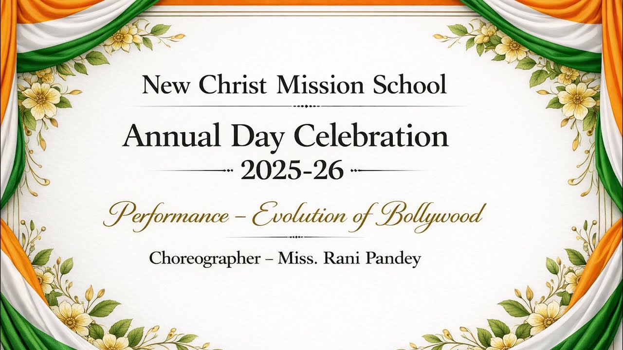 Dance- Evolution of Bollywood | New Christ Mission School | Annual Day Celebration 2025-26