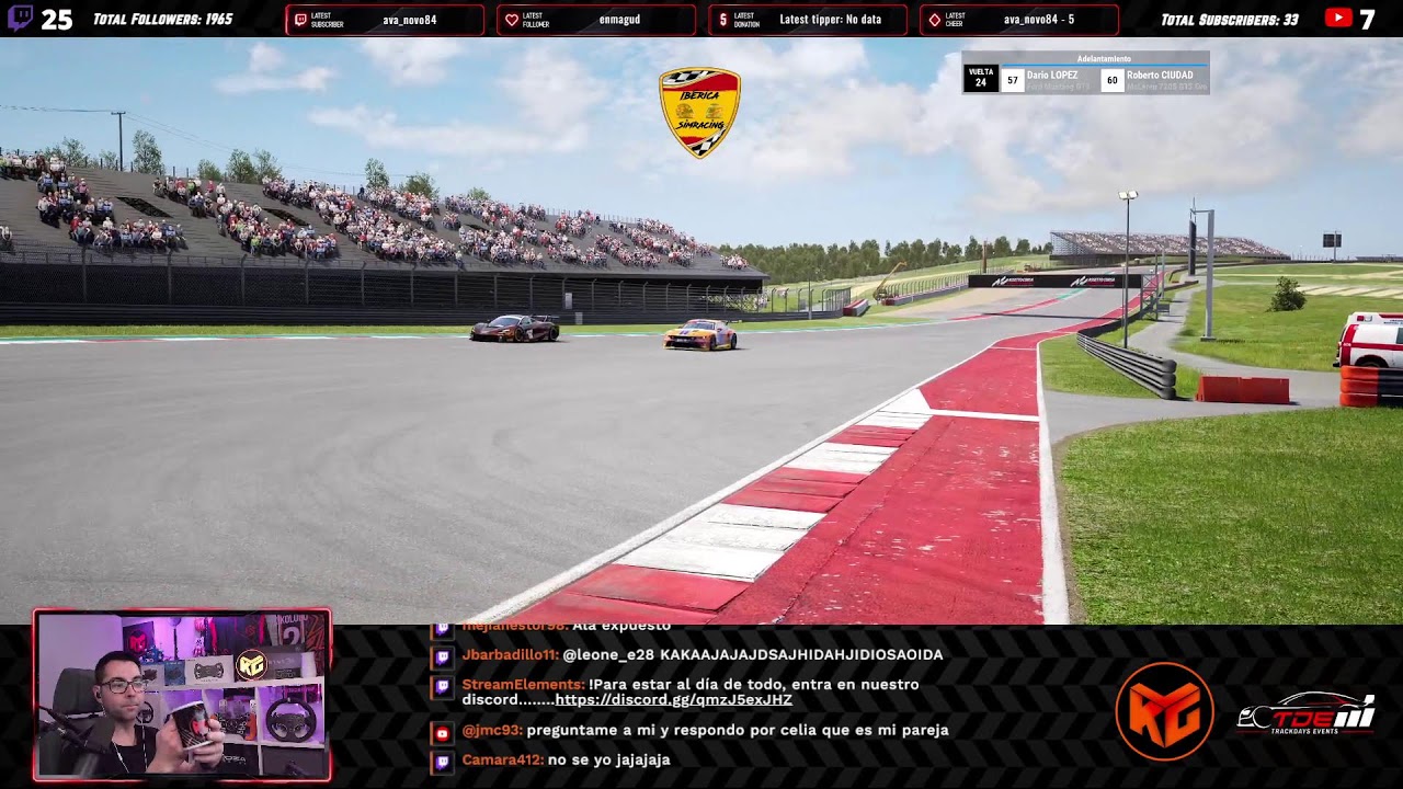 TEMPORADA 11 GTWC 🏆IBERICA SIM RACING 🏆✅ RONDA 5 🚗💥 COTA 🏁 2ª DIVISIÓN ( AM )
