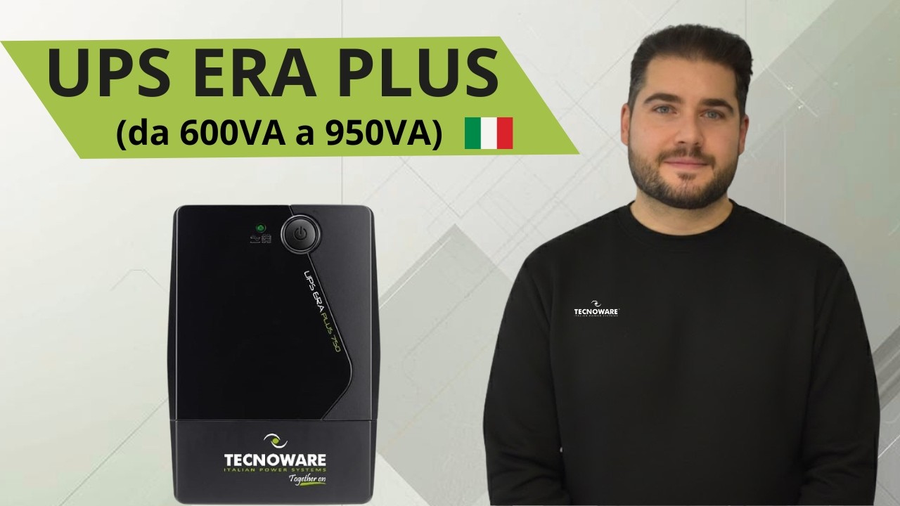 Tutorial 2026: Prima Installazione Tecnoware UPS ERA PLUS (potenze da 600VA a 950 VA)