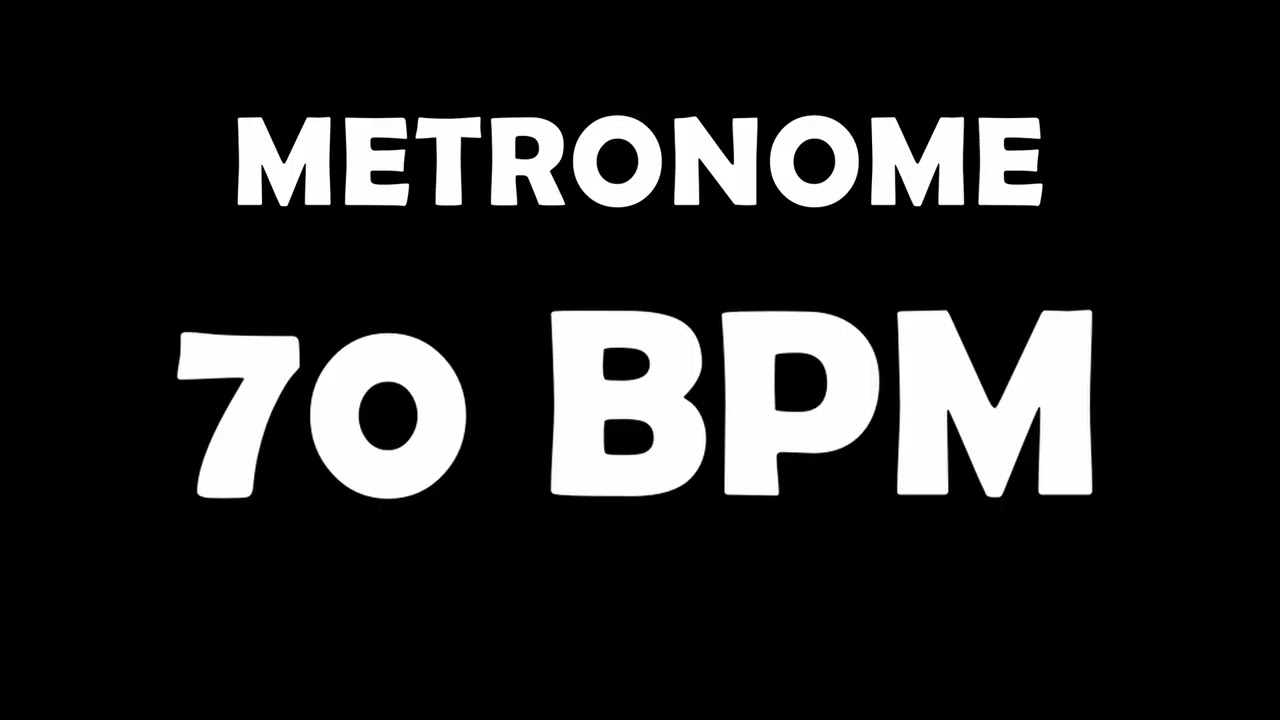 70 BPM Metronome (10 Minutes)