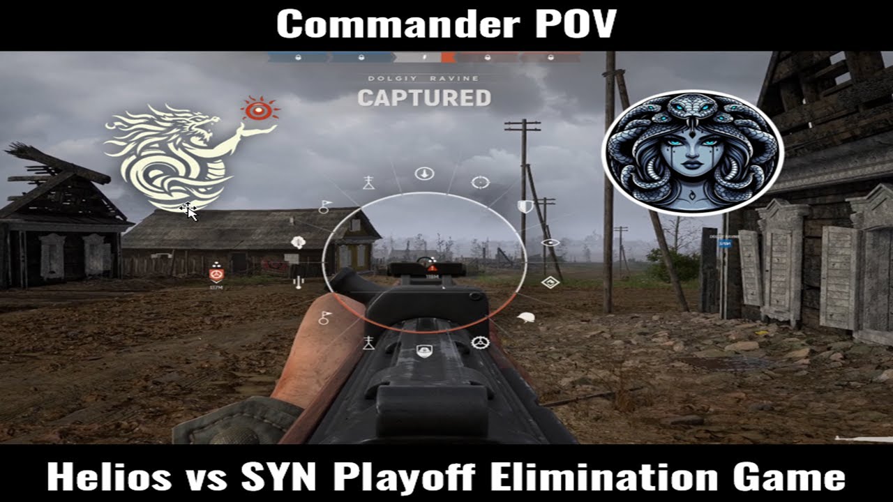 Hell Let Loose - Commander POV | Playoff Elimination Match | Helios vs Syndicate | Stalingrad