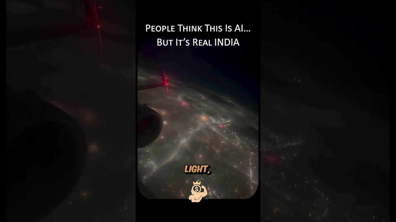 India From 30,000 Feet on Diwali ✈️💥(Looks Unreal)