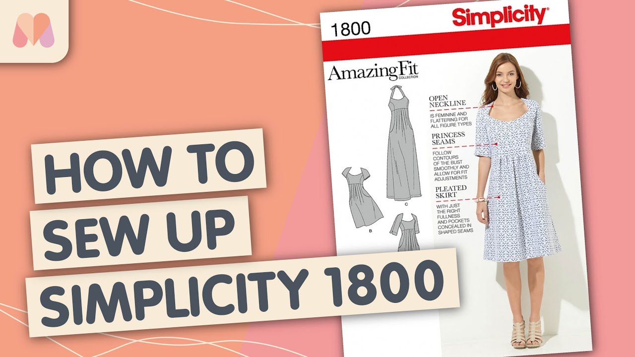How to make Simplicity 1800 | Dress Sewalong
