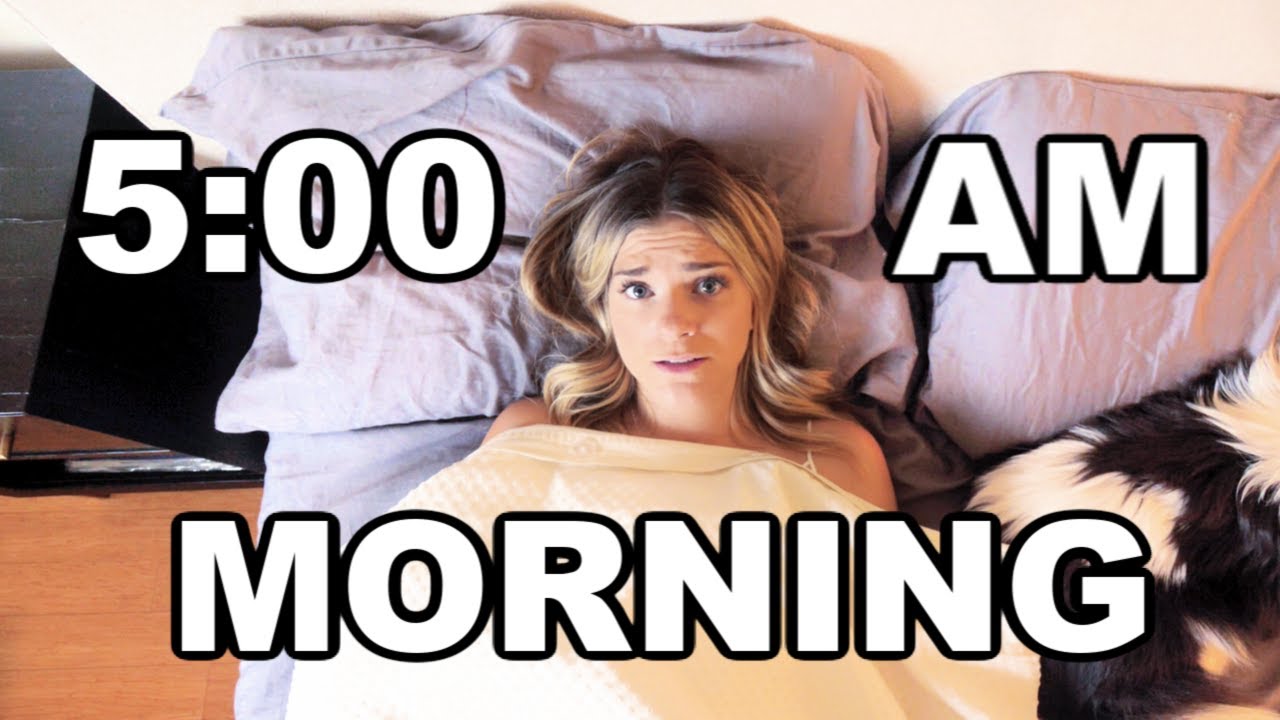 I Tried A 5 AM Morning Routine And This Is What Happened