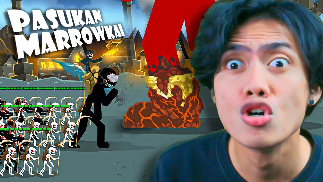 GIANTLORD BESERTA MARROWKAI MELAWAN LUNARCLOPS! Stick War: Saga - Indonesia