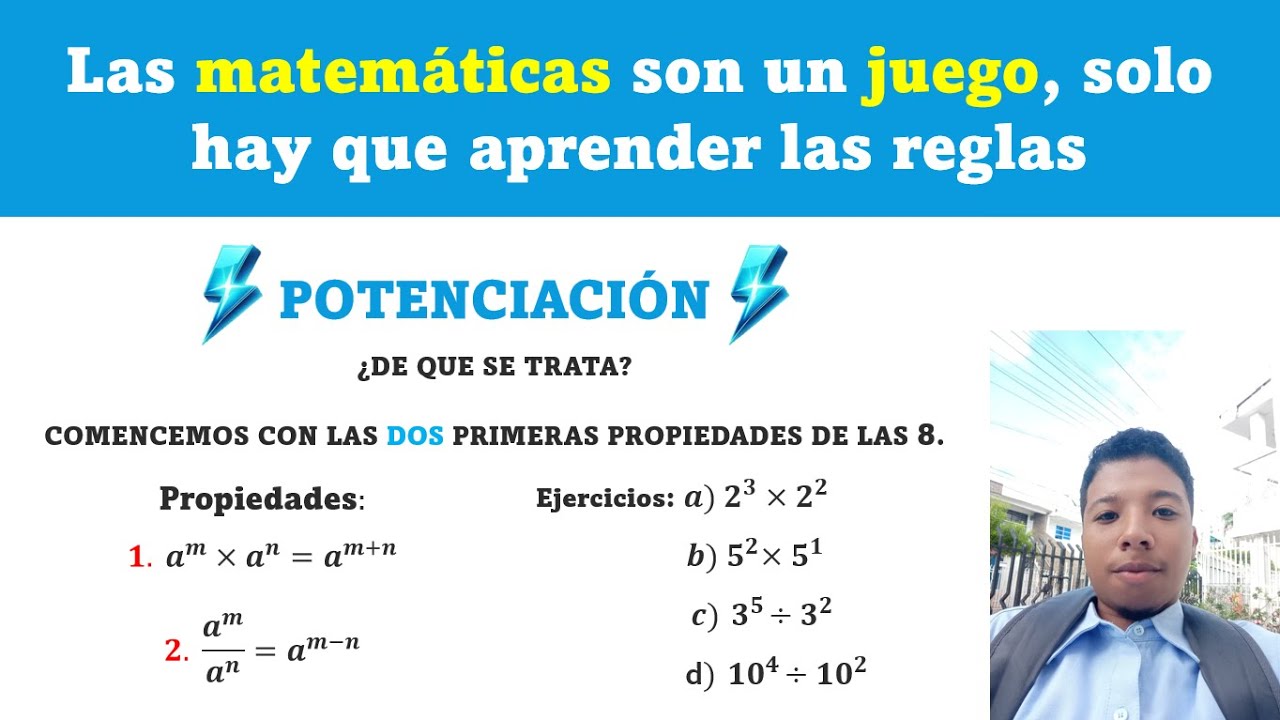 POTENCIACIÓN - Primera y segunda propiedad