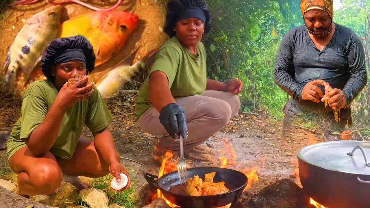 Rare & Beautiful Fish Catch and Cook at a Secret Hidden Spot!