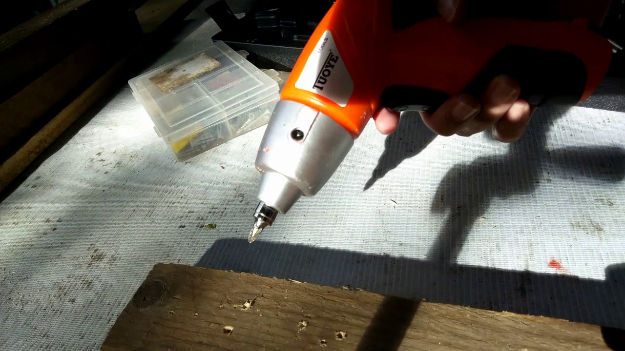 SHOPEE TOUYE CORDLESS SCREWDRIVER REVIEW | 359 PESOS ONLY!