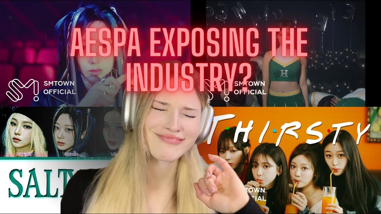 Reacting to Aespa | Salty & Sweet, I'm Unhappy, Thirsty Track Videos!