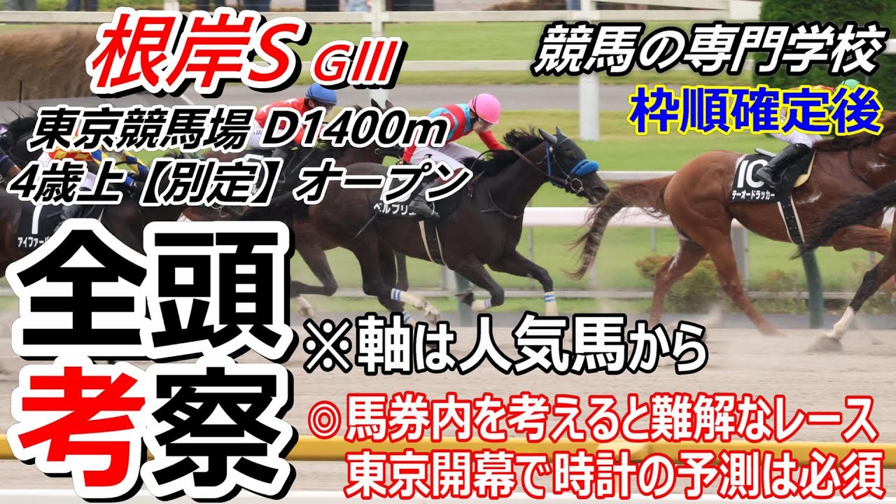 【根岸S2026】全頭考察 いよいよ東京開幕 どのくらいのタイムで決着するかで馬券も変わる 速い時計に強い馬！パワー系の馬！