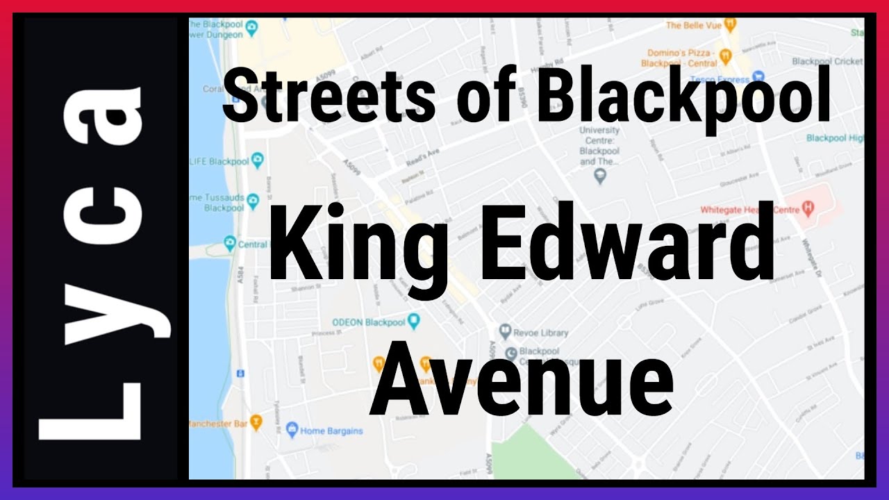 Streets in Blackpool  King Edward Avenue