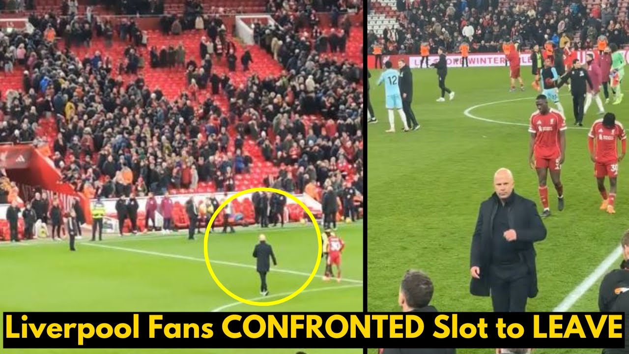Liverpool Fans CONFRONTED Arne Slot After Burnley Draw At Anfield