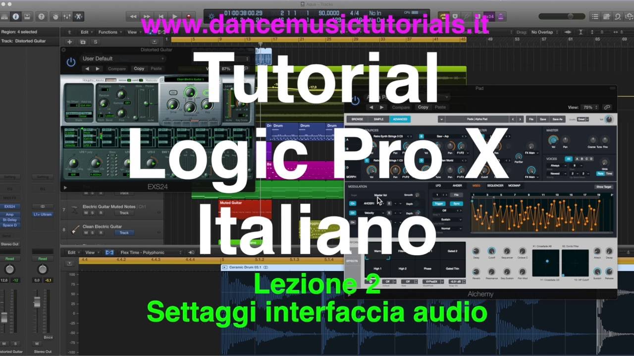 02 Settaggi interfaccia audio - Tutorial Logic Pro X Italiano