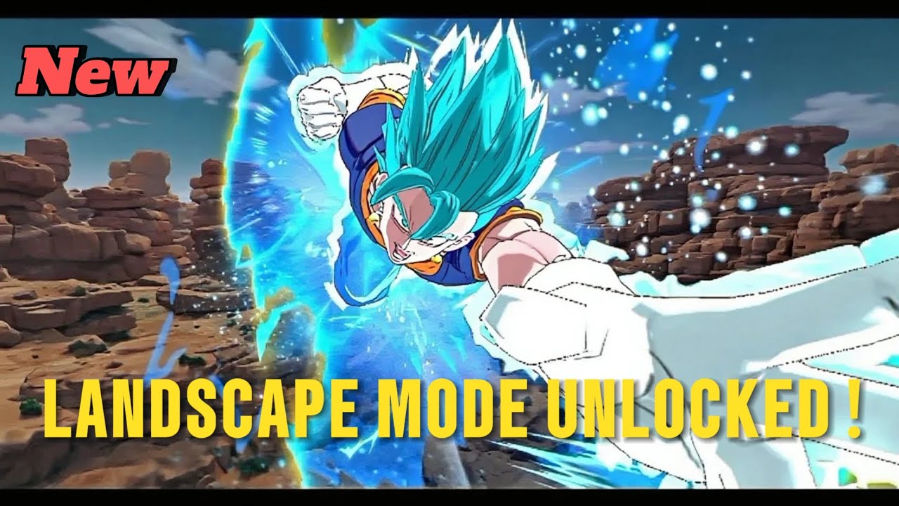 How To Play Dragon Ball legend in Landscape Mode! (Easy Method)