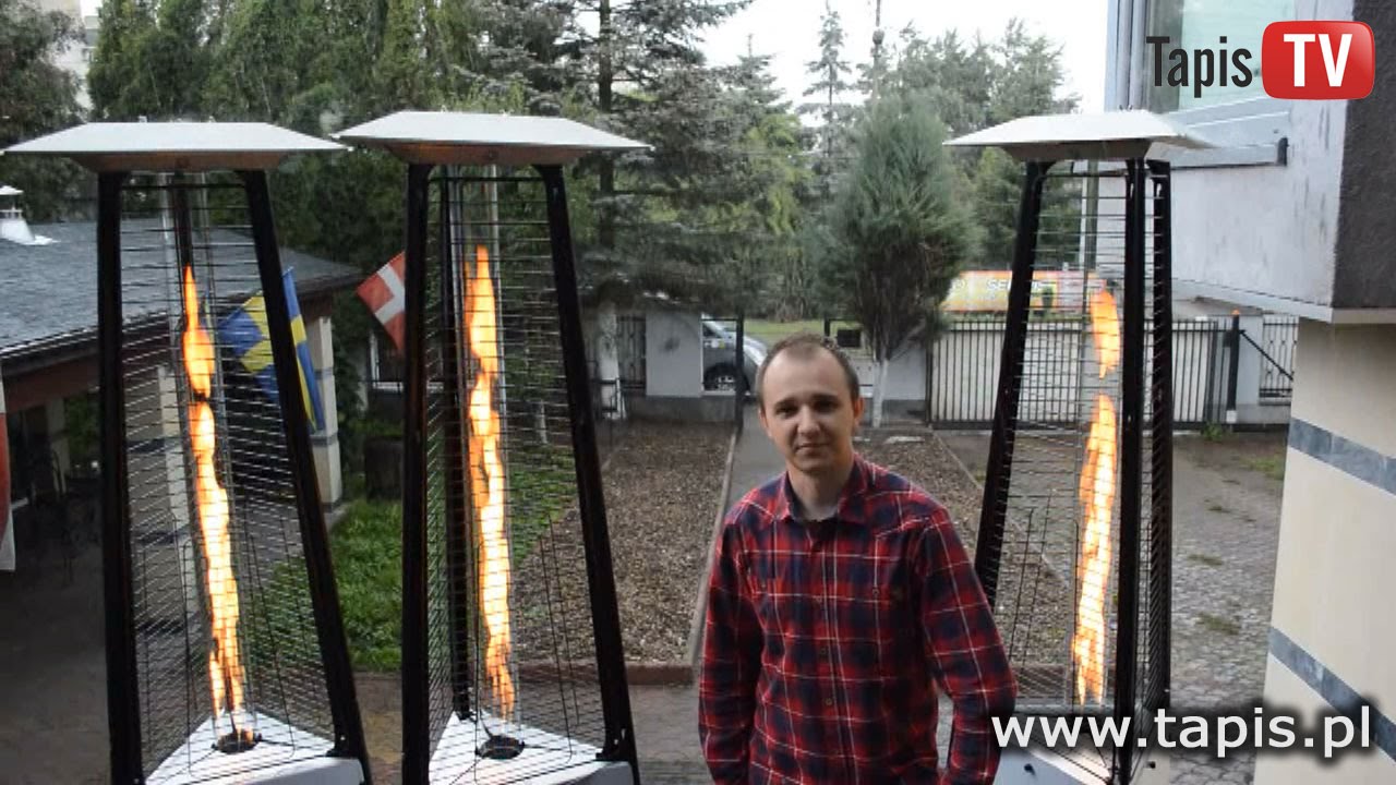 TAPIS TV - LAMPA GRZEWCZA GAZOWA TULON OGRZEWACZ PROMIENNIK TARASOWY OGRODOWY - PIECYK GAZOWY