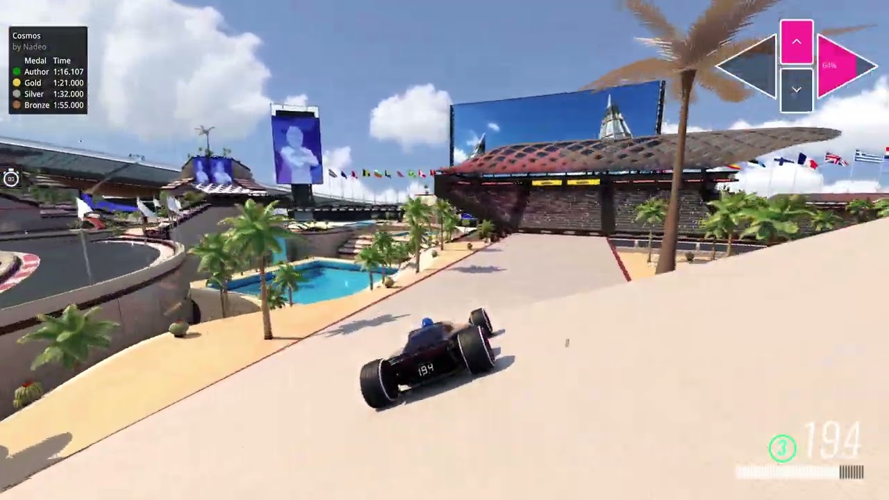 03 Cosmos - Trackmania World Championship 2023 TMWT - WR Replay WiiL0x 1:13.633
