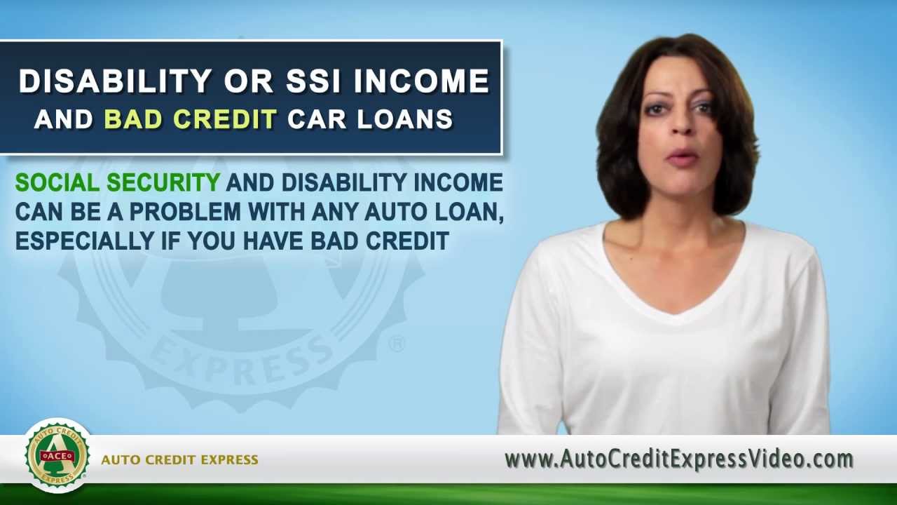 Applying for an Auto Loan with Disability or Social Security income