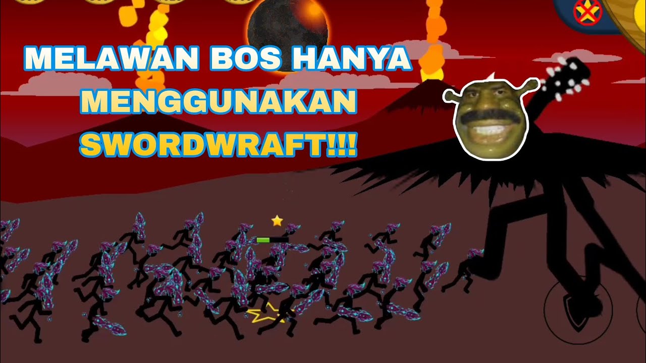 AKU MENCOBA TEORI FULL SWORDWRAFT UNTUK MENGALAHKAN BOS RAKSASA!!! !di game Stick war Legacy