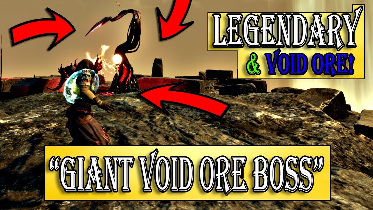 NEW WORLD: INFINITE LEGENDARY AND VOID ORE FARM! (GIANT VOID ORE) SOLD ITEM FOR 12K...