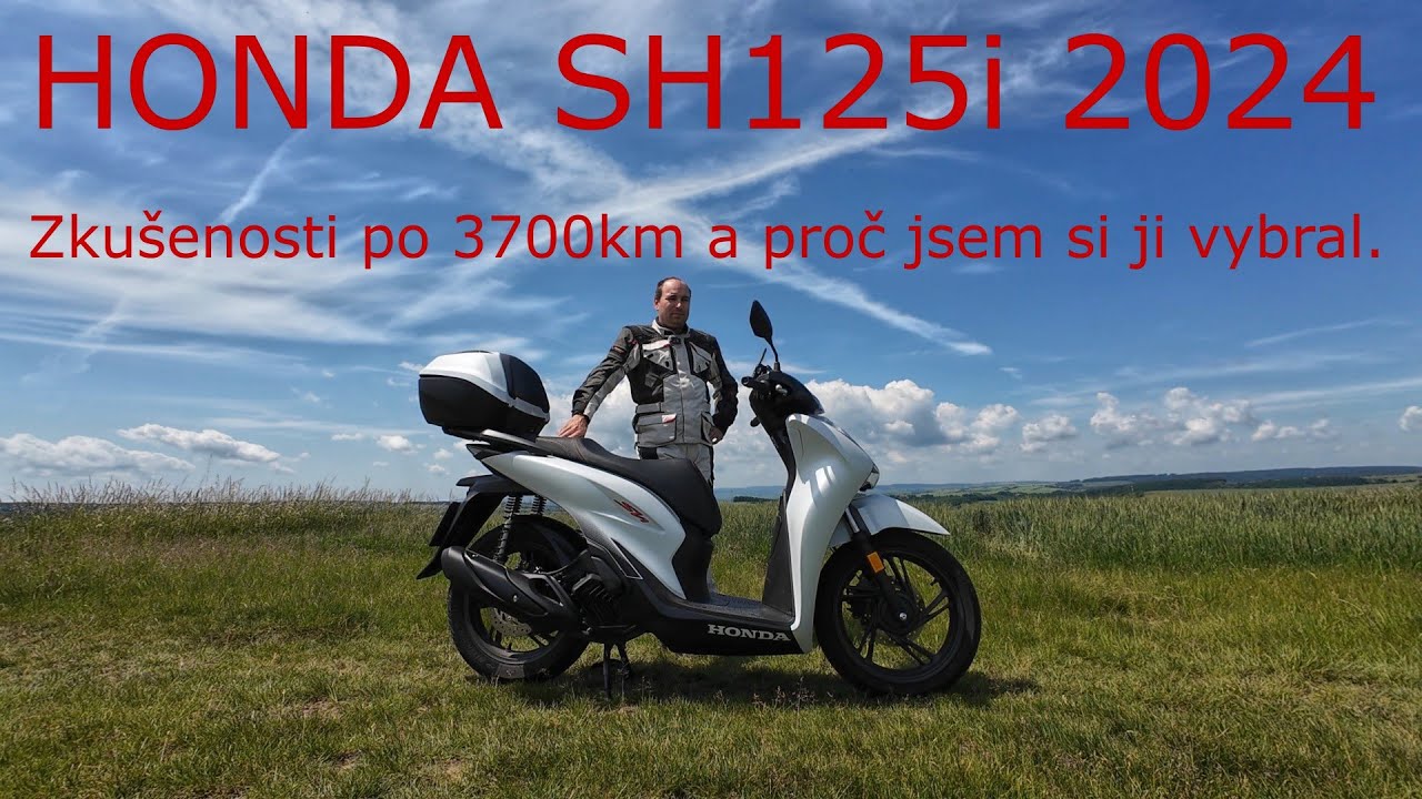 HONDA SH125i zkušenosti po 3700km a proč jsem si ji vybral #honda125 #sh125 #hondamotorcycles