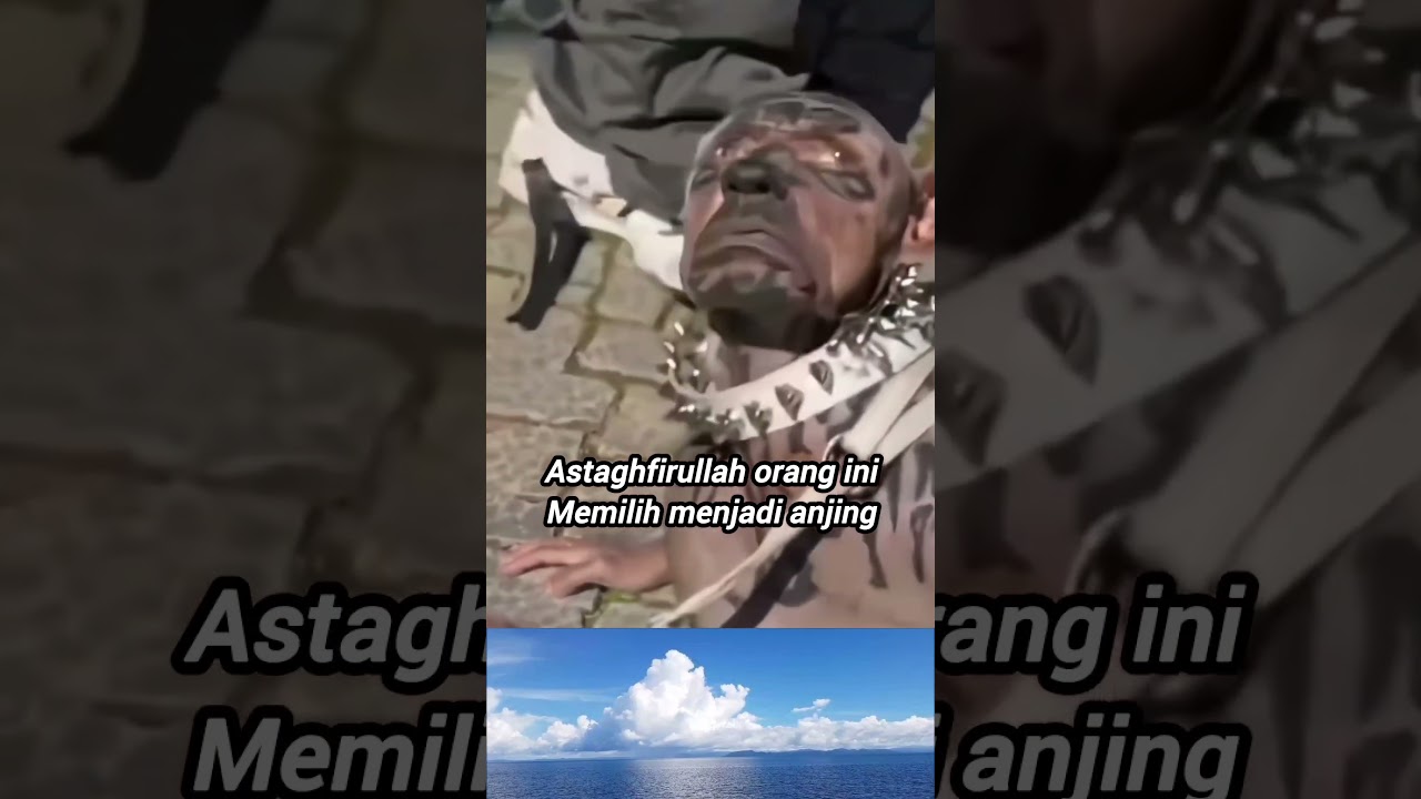 viral ‼️ seorang peria melakukan oprasi pelastik untuk menjadi seekor anjing #shorts #shortvideo