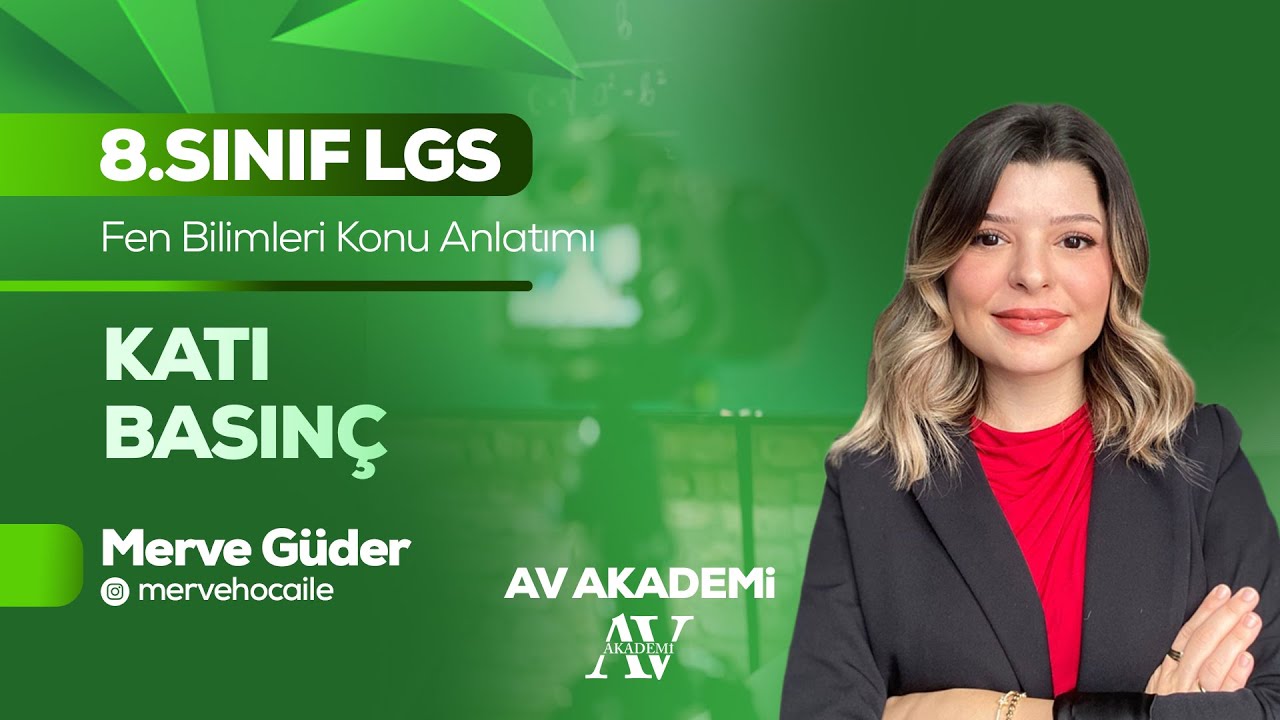 Av Yayınları | 8.Sınıf Fen Bilimleri Konu Anlatımı | Katı Basınç