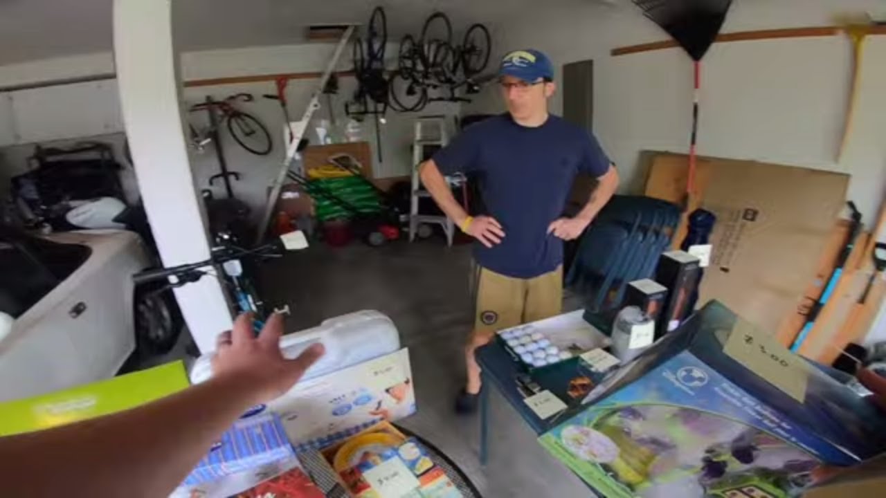 Посмотрите, как я веду переговоры на гаражных распродажах