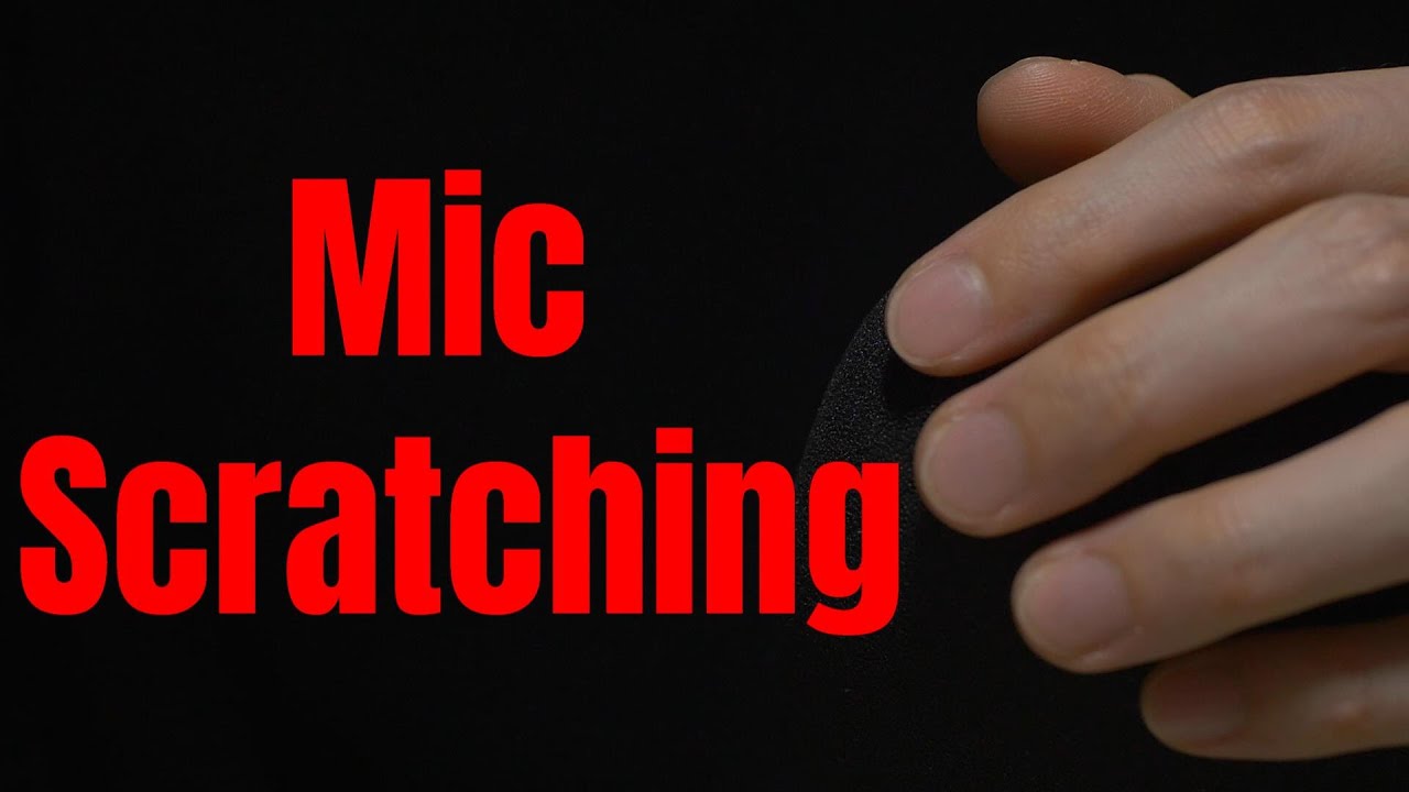 ASMR Mic Scratching scratching something on you