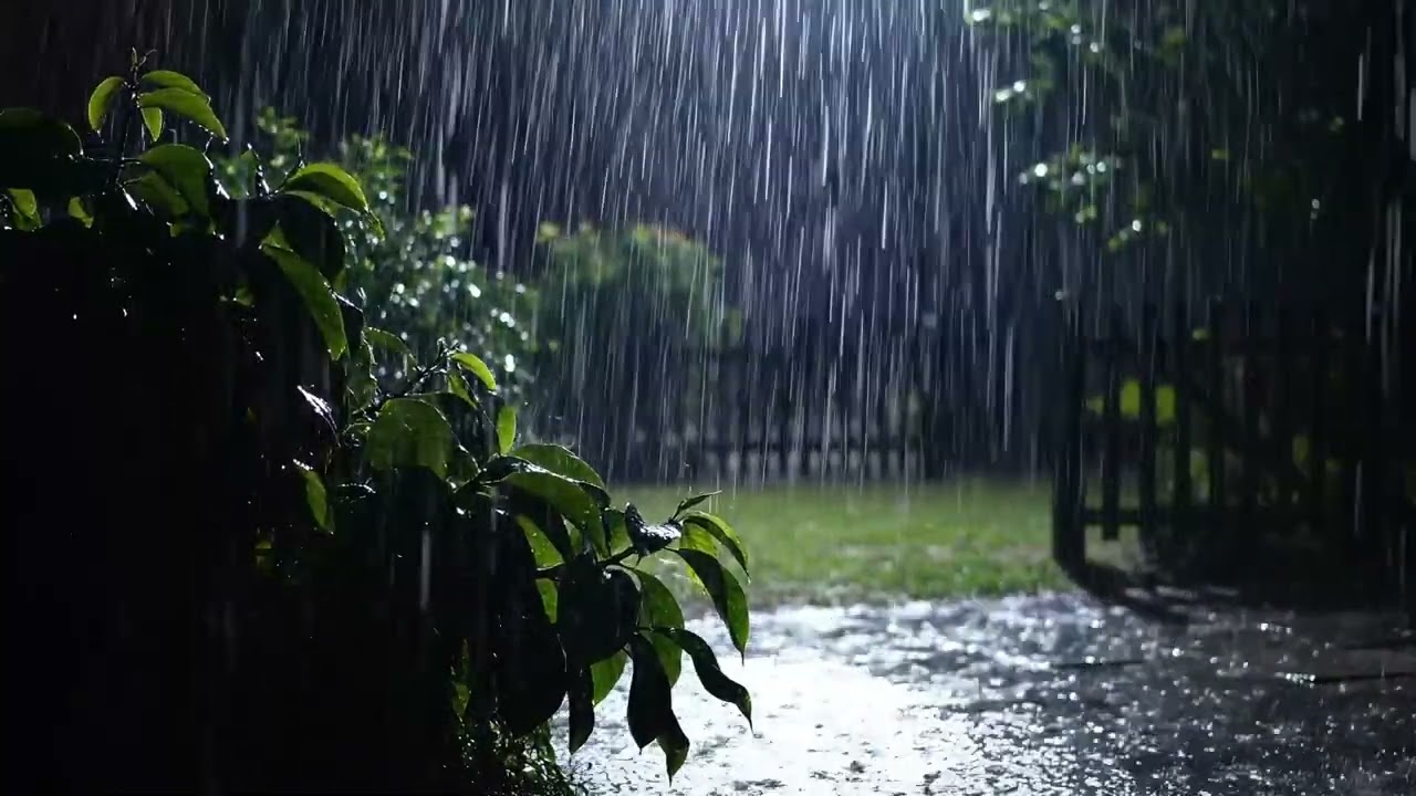 Sleep Instantly with a Powerful Thunderstorm   Rain & Thunder