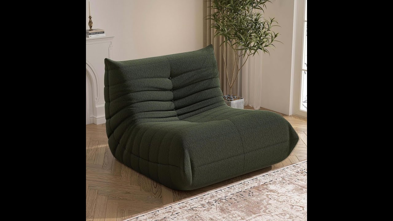 Fireside Bean Bag Sofa Large Bean Bag Chair for Adults & Teens, High Density Comfortable Foam