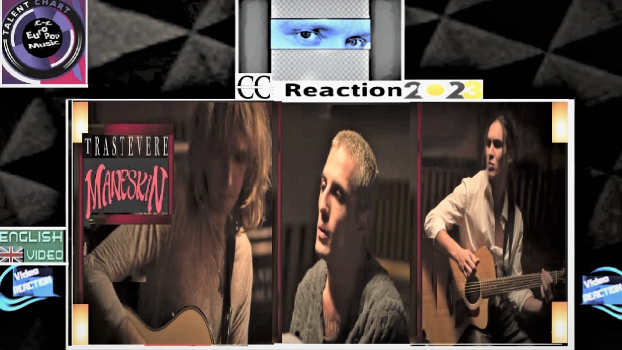 C-C Euro Pop Music Reaction 2023 -TRASTEVERE by Måneskin #italianmusic