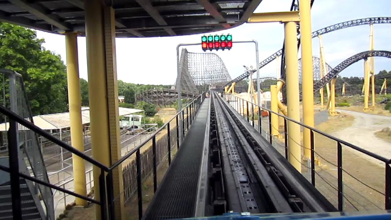 Desert Race front seat on-ride HD POV Heide Park