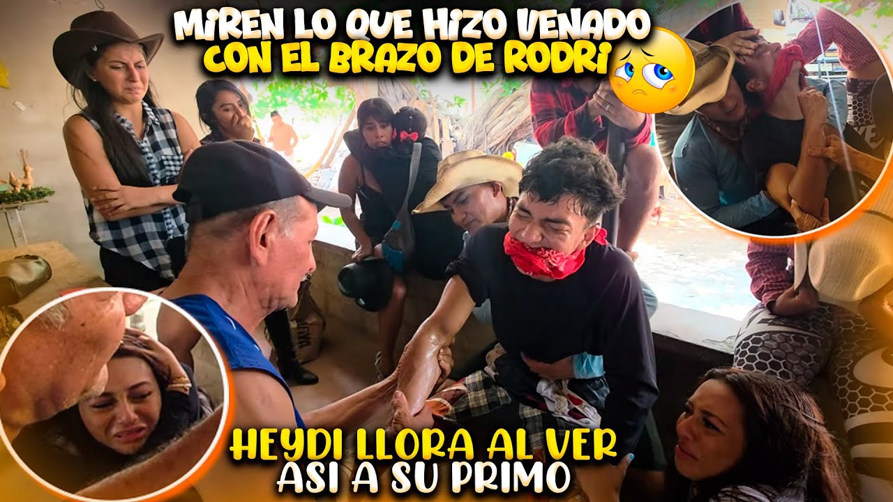 NO APTO PARA SENCIBLES! Rodrigo se safó el brazo al caer del toro. No aguanta más el dolor.
