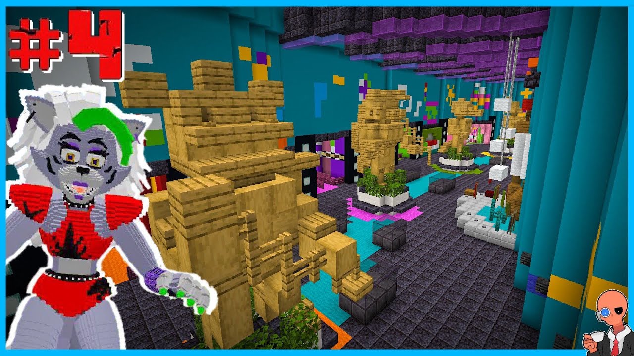 Building Rockstar Row from Security Breach in Minecraft // Building Security Breach in Minecraft #4