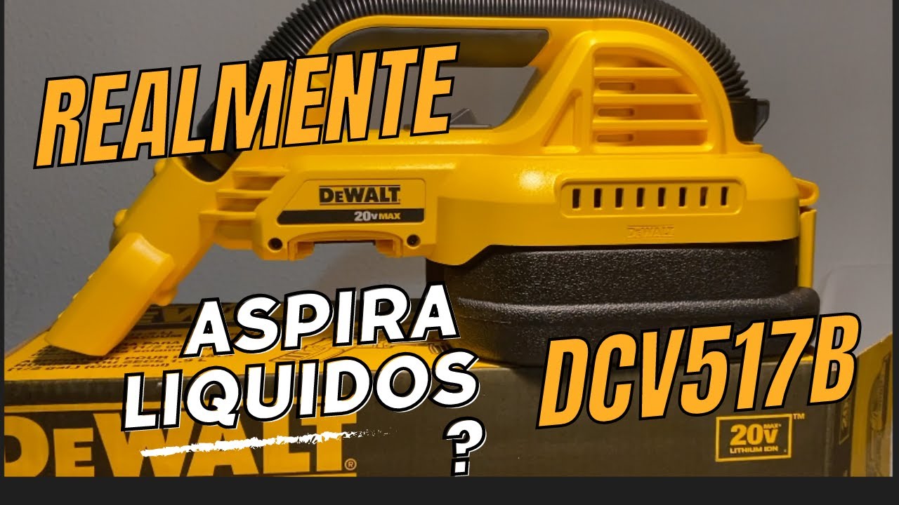 ASPIRADORA DEWALT MOD. DCV517B. PONGAMOS A PRUEBA ESTA ASPIRADORA!