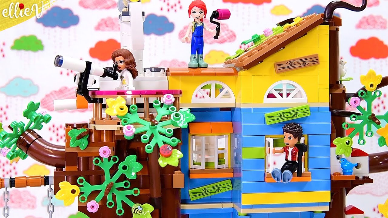 Завершение строительства домика на дереве «Дружба» — сборка и обзор Lego Friends, часть 2