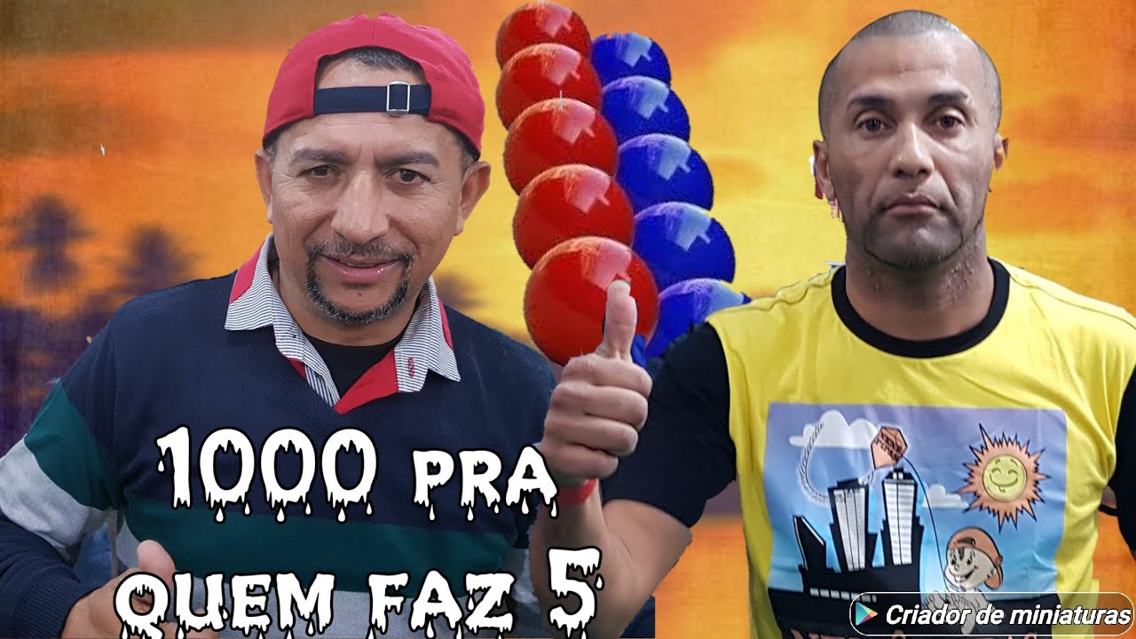 Baianinho de Mauá x Cavalinho 1000 quem faz 5 Bola lisa dia 3/8/2019