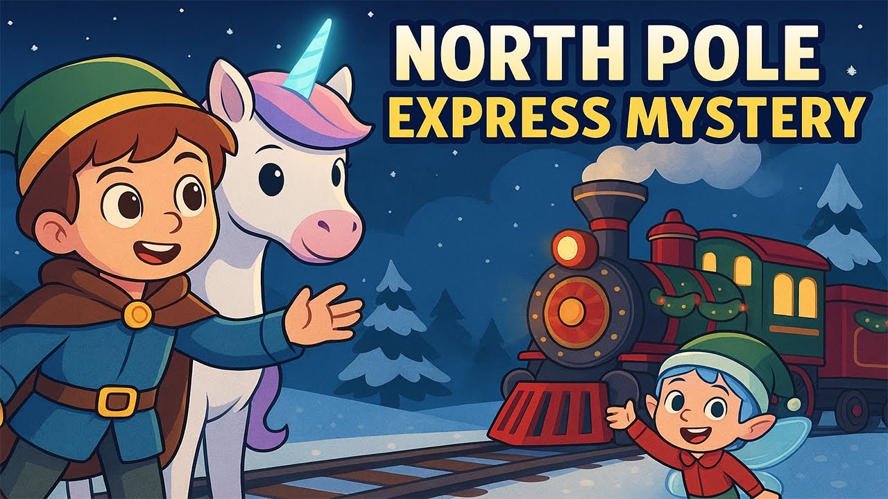 Tiny Kingdom Adventures: The North Pole Express Mystery 🚂✨ | Christmas Train Story